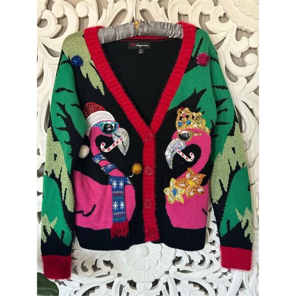 Unique “Ugly” Christmas Cardigan Sweater - Picture 1 of 10
